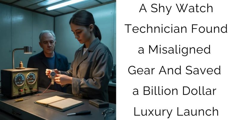 A Shy Watch Technician Found a Misaligned Gear — And Saved a Billion-Dollar Luxury Launch