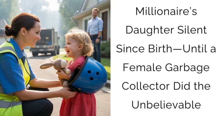 Millionaire’s Daughter Silent Since Birth—Until a Female Garbage Collector Did the Unbelievable