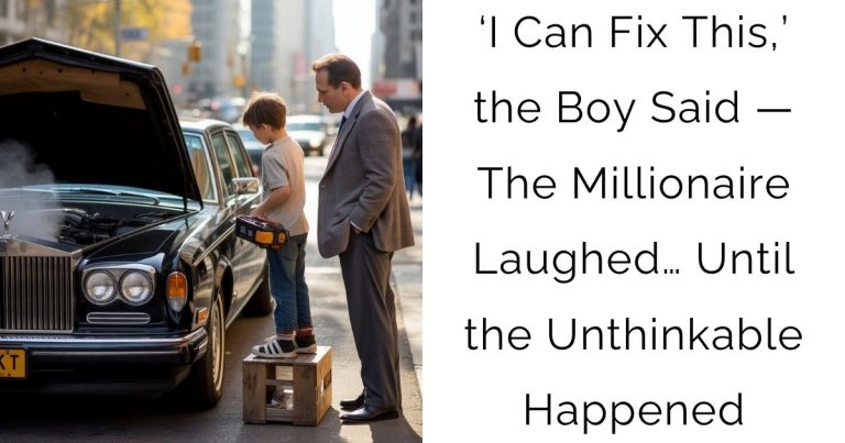 ‘I Can Fix This,’ the Boy Said — The Millionaire Laughed… Until the Unthinkable Happened