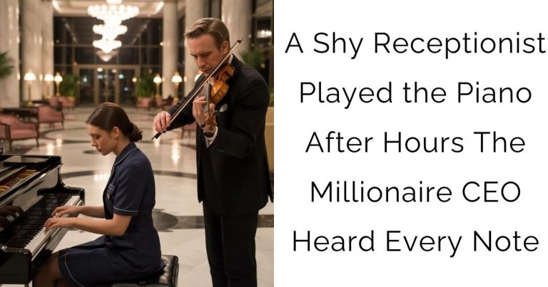 A Shy Receptionist Played the Piano After Hours — The Millionaire CEO Heard Every Note