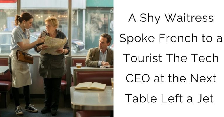 A Shy Waitress Spoke French to a Tourist—The Tech CEO at the Next Table Left a Jet Ticket