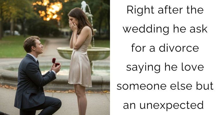Right after the wedding he ask for a divorce saying he love someone else but an unexpected encounter