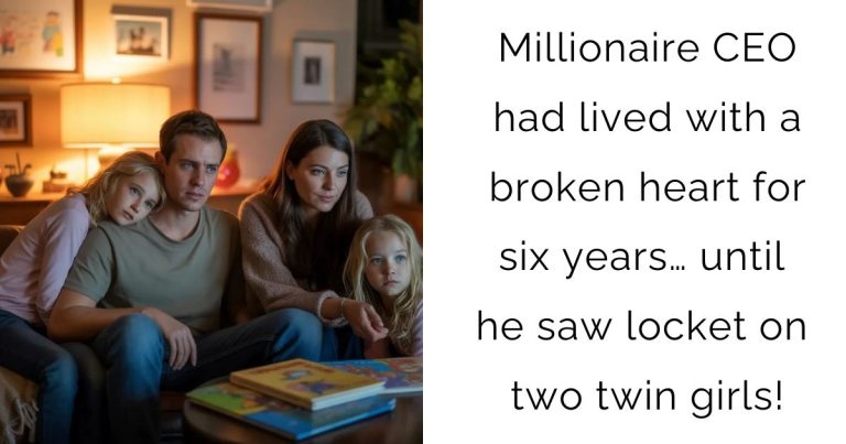 Millionaire CEO had lived with a broken heart for six years… until he saw locket on two twin girls!