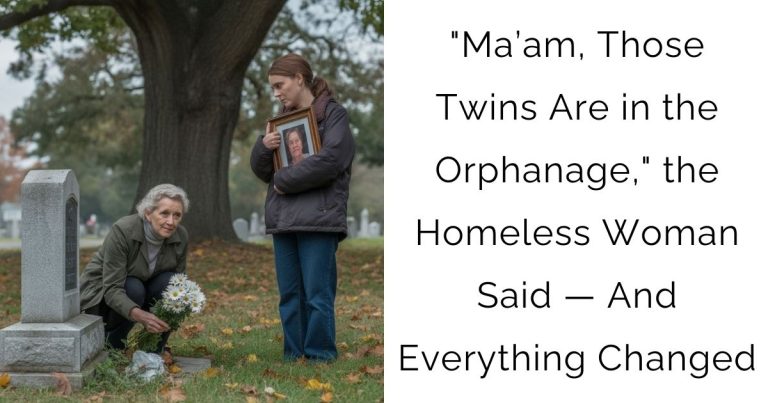 “Ma’am, Those Twins Are in the Orphanage,” the Homeless Woman Said — And Everything Changed