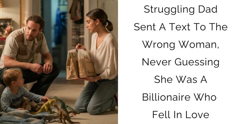 Struggling Dad Sent A Text To The Wrong Woman, Never Guessing She Was A Billionaire Who Fell In Love