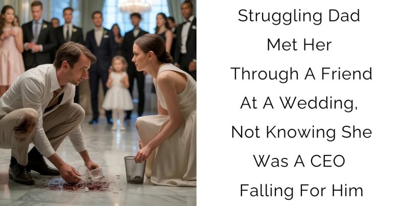 Struggling Dad Met Her Through A Friend At A Wedding, Not Knowing She Was A CEO Falling For Him