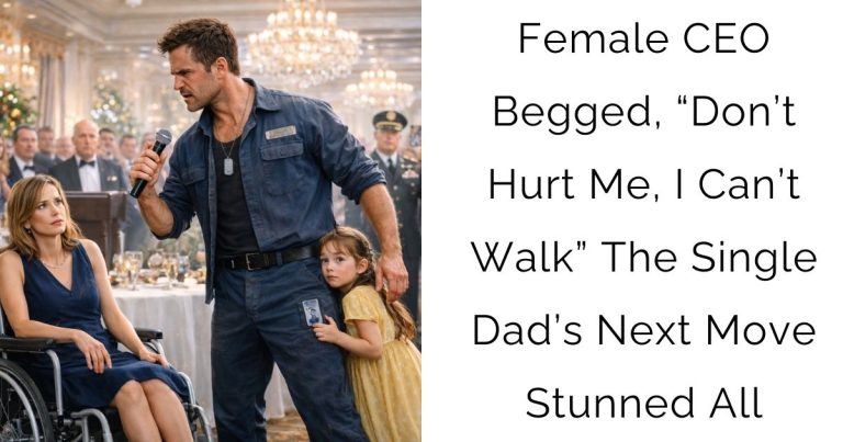 Female CEO Begged, “Don’t Hurt Me, I Can’t Walk” — The Single Dad’s Next Move Stunned All