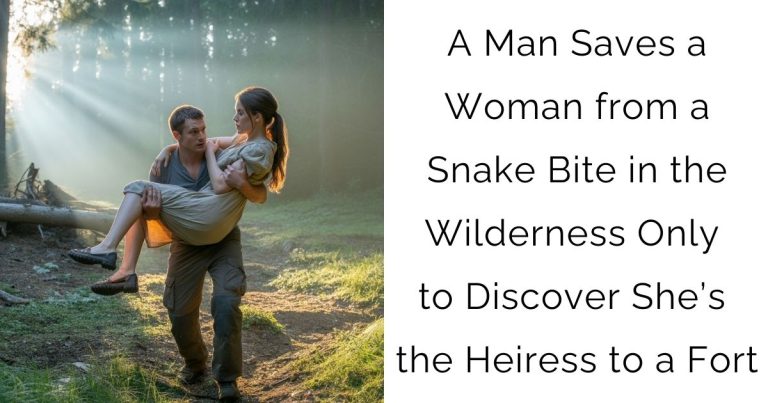 A Man Saves a Woman from a Snake Bite in the Wilderness—Only to Discover She’s the Heiress to a Fort