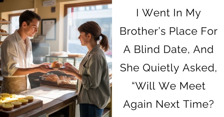 I Went In My Brother’s Place For A Blind Date, And She Quietly Asked, “Will We Meet Again Next Time?