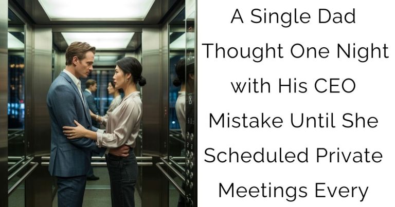 A Single Dad Thought One Night with His CEO Mistake Until She Scheduled Private Meetings Every Night