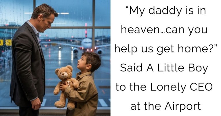 “My daddy is in heaven…can you help us get home?”—Said A Little Boy to the Lonely CEO at the Airport