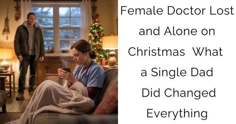Female Doctor Lost and Alone on Christmas — What a Single Dad Did Changed Everything