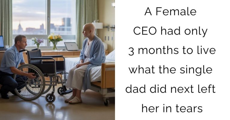 A Female CEO had only 3 months to live—what the single dad did next left her in tears