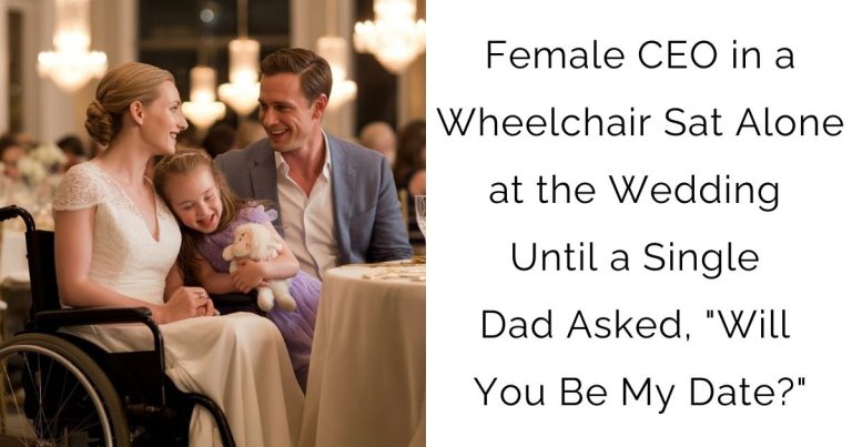 Female CEO in a Wheelchair Sat Alone at the Wedding—Until a Single Dad Asked, “Will You Be My Date?”