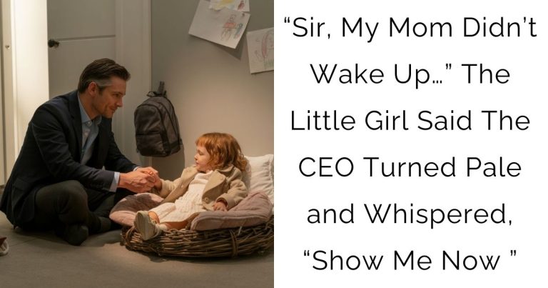 “Sir, My Mom Didn’t Wake Up…” The Little Girl Said—The CEO Turned Pale and Whispered, “Show Me Now ”