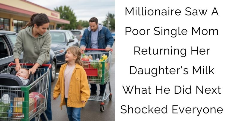 Millionaire Saw A Poor Single Mom Returning Her Daughter’s Milk — What He Did Next Shocked Everyone
