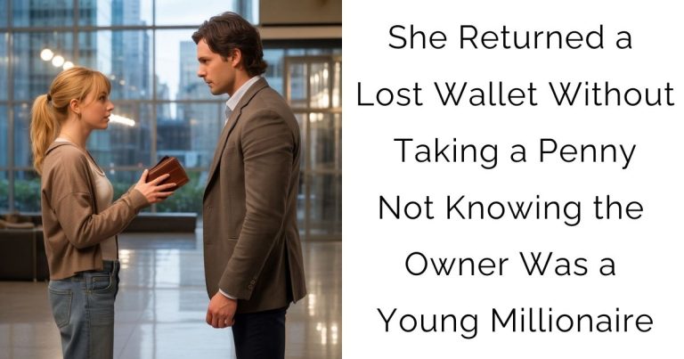 She Returned a Lost Wallet Without Taking a Penny—Not Knowing the Owner Was a Young Millionaire…