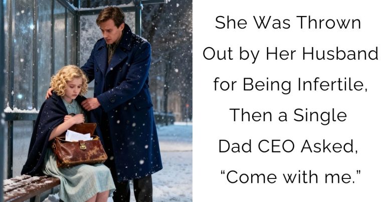 She Was Thrown Out by Her Husband for Being Infertile, Then a Single Dad CEO Asked, “Come with me.”