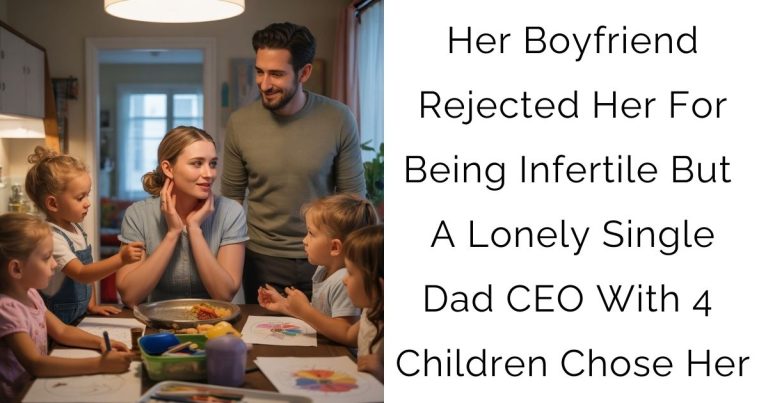 Her Boyfriend Rejected Her For Being Infertile—But A Lonely Single Dad CEO With 4 Children Chose Her