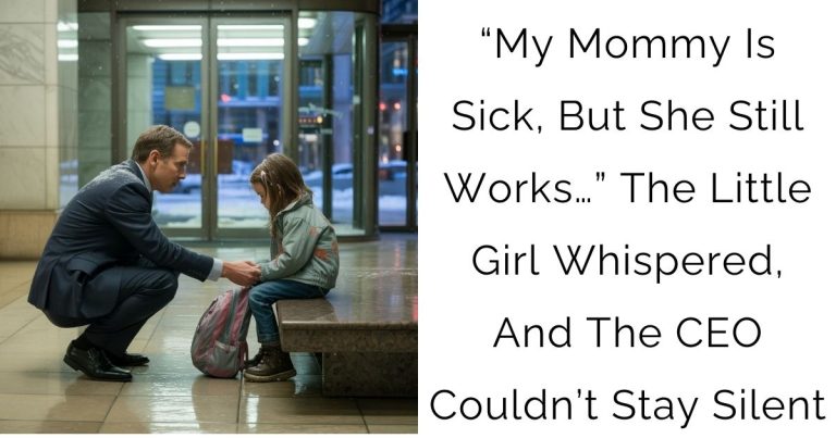 “My Mommy Is Sick, But She Still Works…”—The Little Girl Whispered, And The CEO Couldn’t Stay Silent