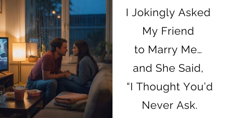 I Jokingly Asked My Friend to Marry Me… and She Said, “I Thought You’d Never Ask.