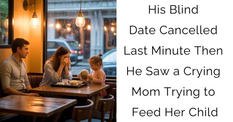 His Blind Date Cancelled Last Minute—Then He Saw a Crying Mom Trying to Feed Her Child