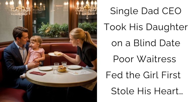 Single Dad CEO Took His Daughter on a Blind Date—Poor Waitress Fed the Girl First & Stole His Heart…