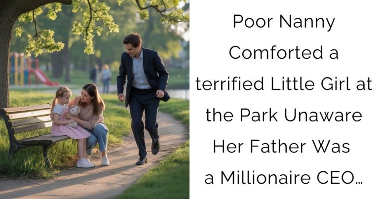 Poor Nanny Comforted a terrified Little Girl at the Park—Unaware Her Father Was a Millionaire CEO…