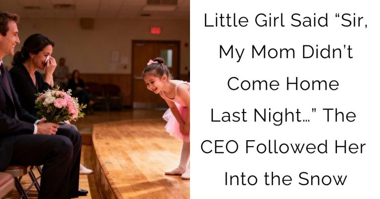 Little Girl Said “Sir, My Mom Didn’t Come Home Last Night…”—The CEO Followed Her Into the Snow