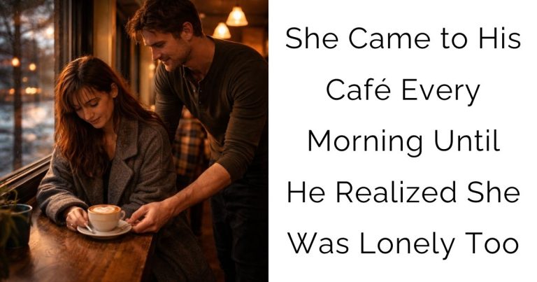 She Came to His Café Every Morning—Until He Realized She Was Lonely Too