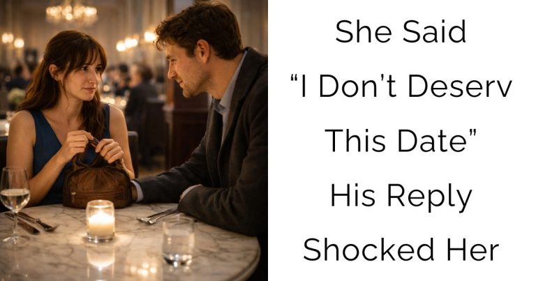 She Said “I Don’t Deserve This Date”—His Reply Shocked Her