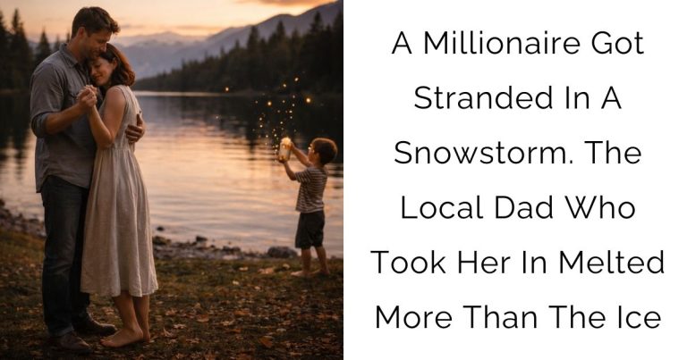 A Millionaire Got Stranded In A Snowstorm. The Local Dad Who Took Her In Melted More Than The Ice