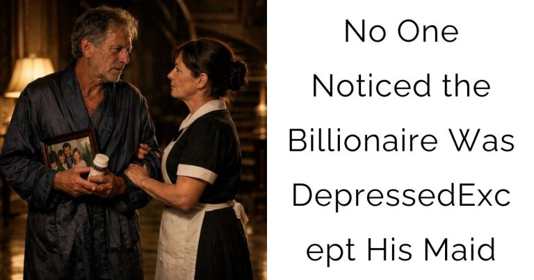 No One Noticed the Billionaire Was Depressed—Except His Maid