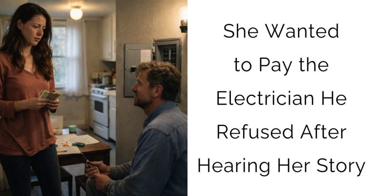 She Wanted to Pay the Electrician—He Refused After Hearing Her Story