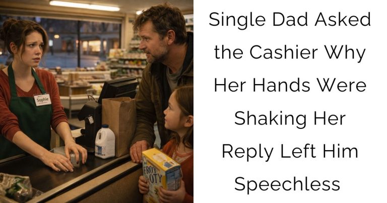 Single Dad Asked the Cashier Why Her Hands Were Shaking—Her Reply Left Him Speechless
