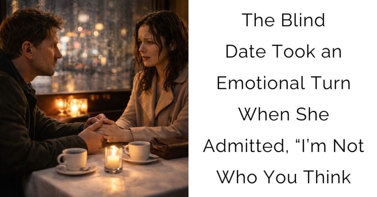 The Blind Date Took an Emotional Turn—When She Admitted, “I’m Not Who You Think