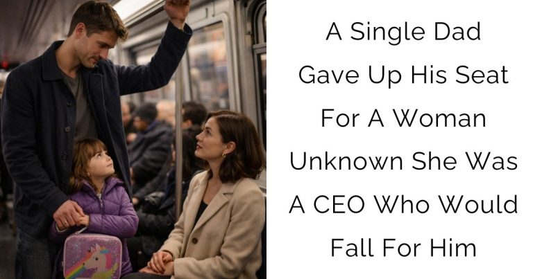 A Single Dad Gave Up His Seat For A Woman—Unknown She Was A CEO Who Would Fall For Him