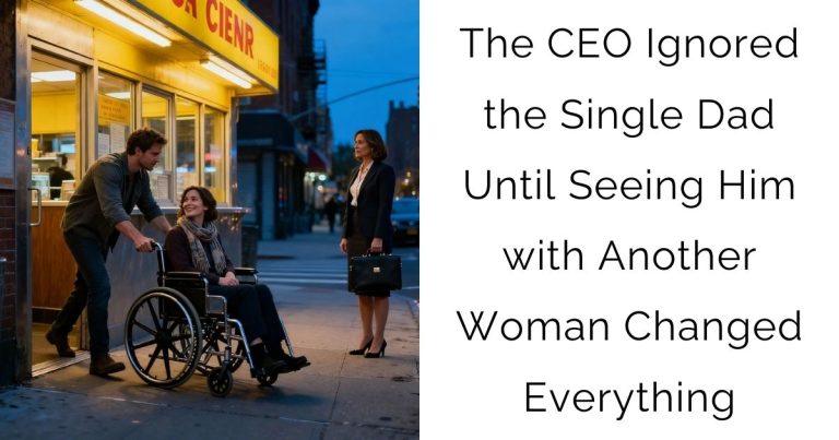 The CEO Ignored the Single Dad — Until Seeing Him with Another Woman Changed Everything