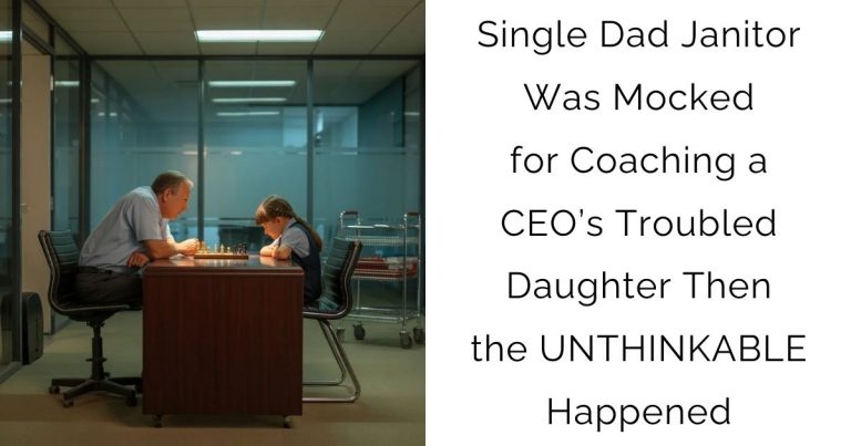 Single Dad Janitor Was Mocked for Coaching a CEO’s Troubled Daughter Then the UNTHINKABLE Happened