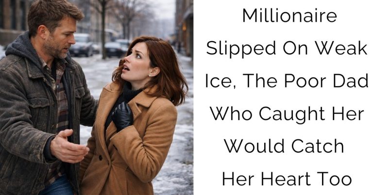 Millionaire Slipped On Weak Ice, The Poor Dad Who Caught Her Would Catch Her Heart Too