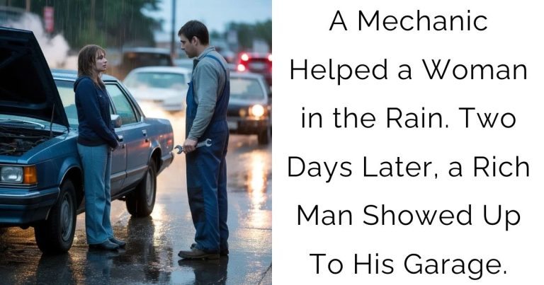 A Mechanic Helped a Woman in the Rain. Two Days Later, a Rich Man Showed Up To His Garage.