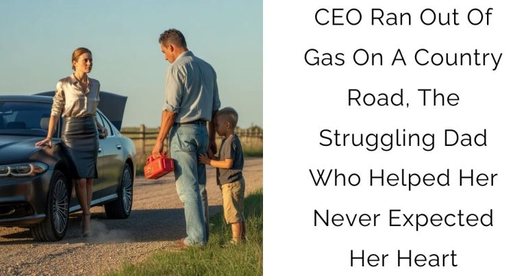 CEO Ran Out Of Gas On A Country Road, The Struggling Dad Who Helped Her Never Expected Her Heart