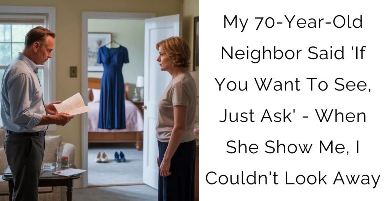 My 70-Year-Old Neighbor Said ‘If You Want To See, Just Ask’ – When She Show Me, I Couldn’t Look Away