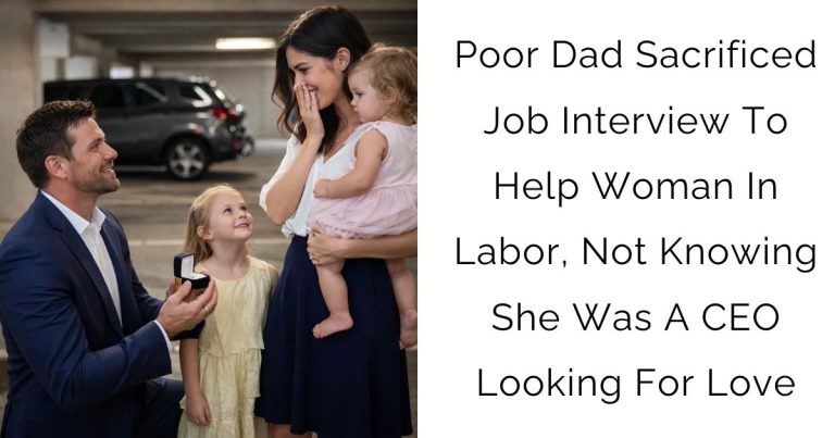 Poor Dad Sacrificed Job Interview To Help Woman In Labor, Not Knowing She Was A CEO Looking For Love