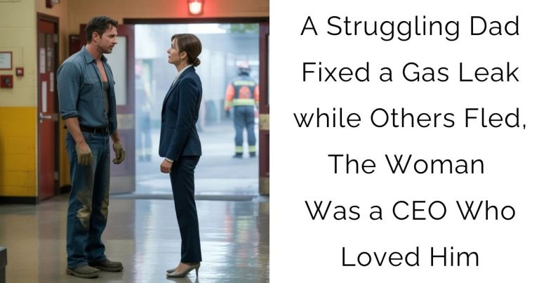 A Struggling Dad Fixed a Gas Leak while Others Fled, The Woman Was a CEO Who Loved Him
