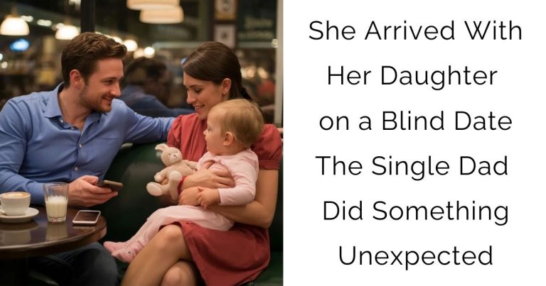 She Arrived With Her Daughter on a Blind Date — The Single Dad Did Something Unexpected