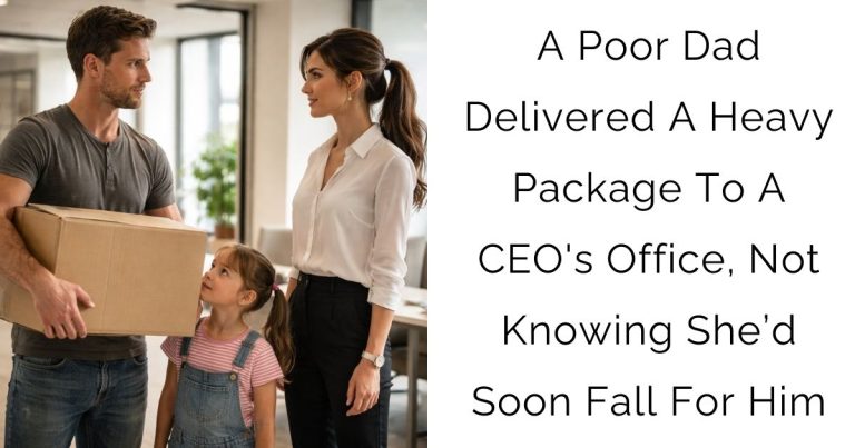 A Poor Dad Delivered A Heavy Package To A CEO’s Office, Not Knowing She’d Soon Fall For Him