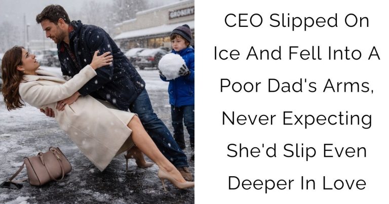 CEO Slipped On Ice And Fell Into A Poor Dad’s Arms, Never Expecting She’d Slip Even Deeper In Love