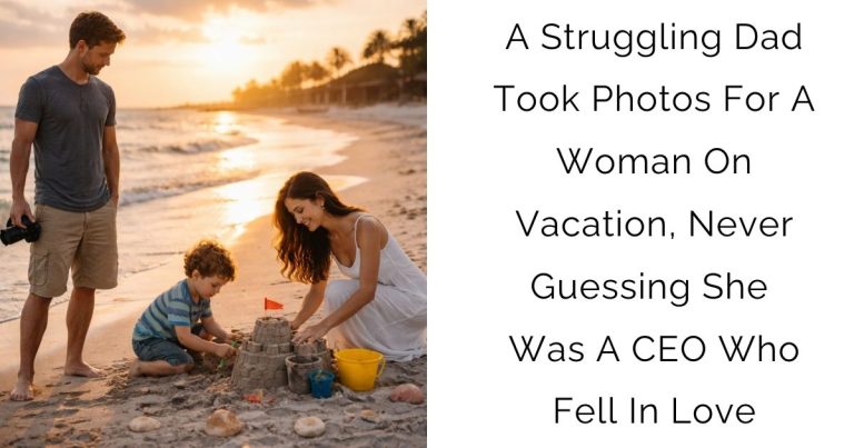 A Struggling Dad Took Photos For A Woman On Vacation, Never Guessing She Was A CEO Who Fell In Love