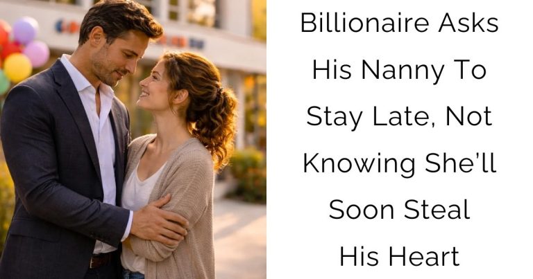 Billionaire Asks His Nanny To Stay Late, Not Knowing She’ll Soon Steal His Heart